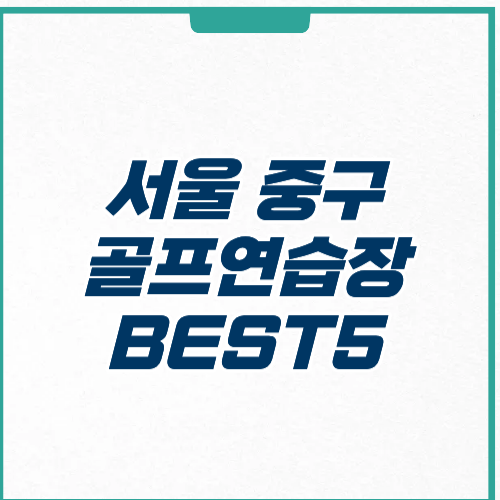 서울 중구 골프연습장 추천 BEST 5 가격 시설 주차 후기
