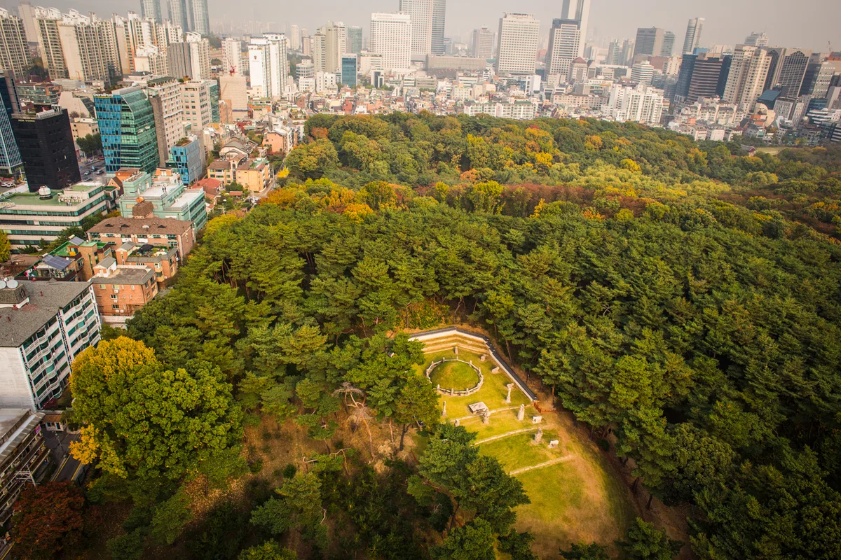 강남 인근 한강공원 - 선릉 일출 여행
